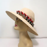 Sonder & Holliday Straw Wide Brim Hat One Size NEW available at CelebrityOwned.com img_2