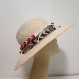Sonder & Holliday Straw Wide Brim Hat One Size NEW available at CelebrityOwned.com img_4