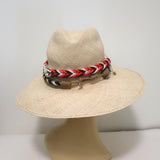 Sonder & Holliday Straw Wide Brim Hat One Size NEW available at CelebrityOwned.com img_5