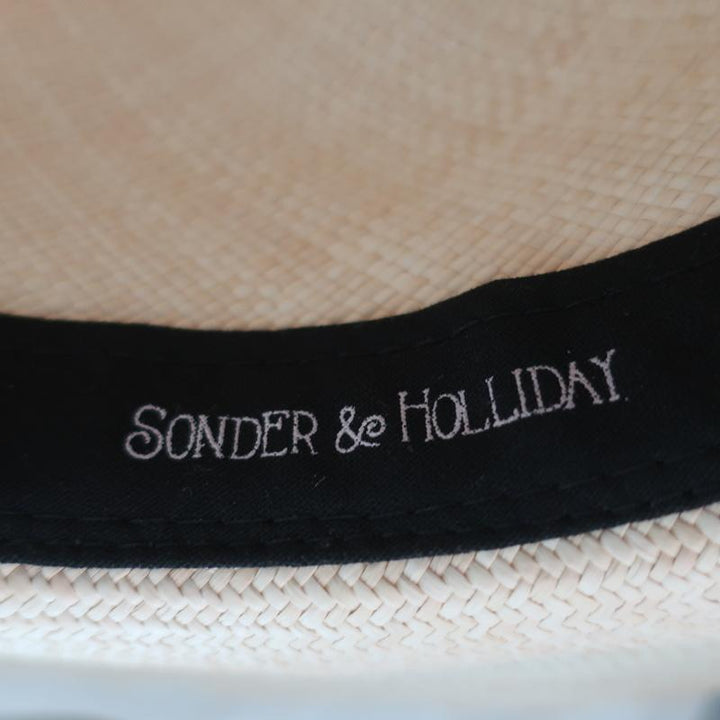 Sonder &amp; Holliday Straw Wide Brim Hat One Size NEW available at CelebrityOwned.com img_6