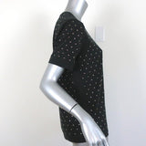 Splendid Studded Tee Eclipse Black Sandwash Jersey Size Small Short Sleeve Top available at CelebrityOwned.com img_4