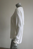 Stella McCartney Arlesa Half-Zip Blouse White Cady Size 40 Long Sleeve Top available at CelebrityOwned.com img_3