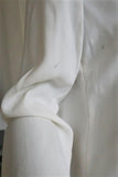 Stella McCartney Arlesa Half-Zip Blouse White Cady Size 40 Long Sleeve Top available at CelebrityOwned.com img_7