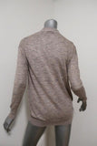 Stella McCartney Cardigan Beige Marled Silk-Linen Size 36 V-Neck Sweater available at CelebrityOwned.com img_5