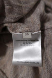 Stella McCartney Cardigan Beige Marled Silk-Linen Size 36 V-Neck Sweater available at CelebrityOwned.com img_8