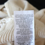 Stella McCartney Cardigan Cream Lace-Trim Cashmere-Wool Size 36 V-Neck Sweater available at CelebrityOwned.com img_8