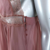 Stella McCartney Chemise Pink Lace-Trim Silk Size Medium Mini Slip Dress available at CelebrityOwned.com img_4