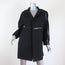 Stella McCartney Coat Black Wool Twill Size 36 Zipped-Back Jacket