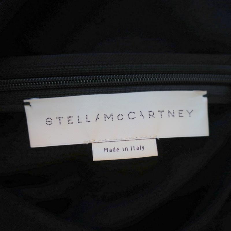 Stella McCartney Dress Black Lace-Paneled Jersey Size 42 Long Sleeve Sheath available at CelebrityOwned.com img_7