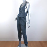 Stella McCartney Jumpsuit Blue Space Dye Cotton Knit Size 40 Sleeveless available at CelebrityOwned.com img_4