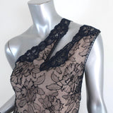 Stella McCartney One-Shoulder Peplum Top Emma Navy & Black Lace Size 36 available at CelebrityOwned.com img_3