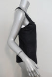 Stella McCartney Racerback Tank Top Black Melange Jersey Size 38 available at CelebrityOwned.com img_2