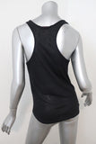 Stella McCartney Racerback Tank Top Black Melange Jersey Size 38 available at CelebrityOwned.com img_4