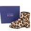 Stuart Weitzman Ankle Boots Modesto Leopard Print Pony Hair Size 8 NEW