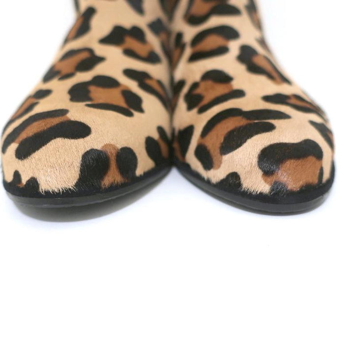 Stuart Weitzman Ankle Boots Modesto Leopard Print Pony Hair Size 8 NEW available at CelebrityOwned.com img_5