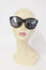 Sunday Somewhere Dolly Mirrored Sunglasses Black/Silver 049-SIL NEW