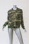 Sundry Camo Bomber Jacket Army Green Cotton Size 2