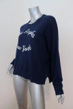 Sundry LA NY Sweater Navy Wool-Cashmere Size 1 Crewneck Pullover available at CelebrityOwned.com img_4
