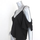 T by Alexander Wang Cold Shoulder Top Black Ponte Size Extra Small NEW available at CelebrityOwned.com img_2