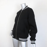 TAKEON Varsity Jacket Black/White Neoprene Size Medium available at CelebrityOwned.com img_2