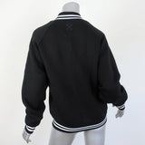 TAKEON Varsity Jacket Black/White Neoprene Size Medium available at CelebrityOwned.com img_5