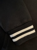 TAKEON Varsity Jacket Black/White Neoprene Size Medium available at CelebrityOwned.com img_7