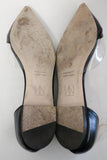 Tamara Mellon Darling Flat Black Leather & PVC Size US 7.5 d'Orsay Pointed Toe available at CelebrityOwned.com img_11