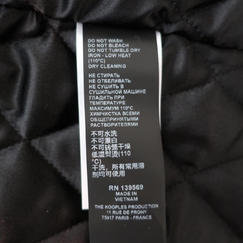 The Kooples Oversized Hooded Parka Black Size 2 Faux Fur-Trim Coat NEW available at CelebrityOwned.com img_9