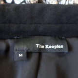 The Kooples Sequined Blazer Silver/Black Size Medium One-Button Jacket-img_[image_position} from CelebrityOwned.com