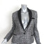 The Kooples Sequined Blazer Silver/Black Size Medium One-Button Jacket