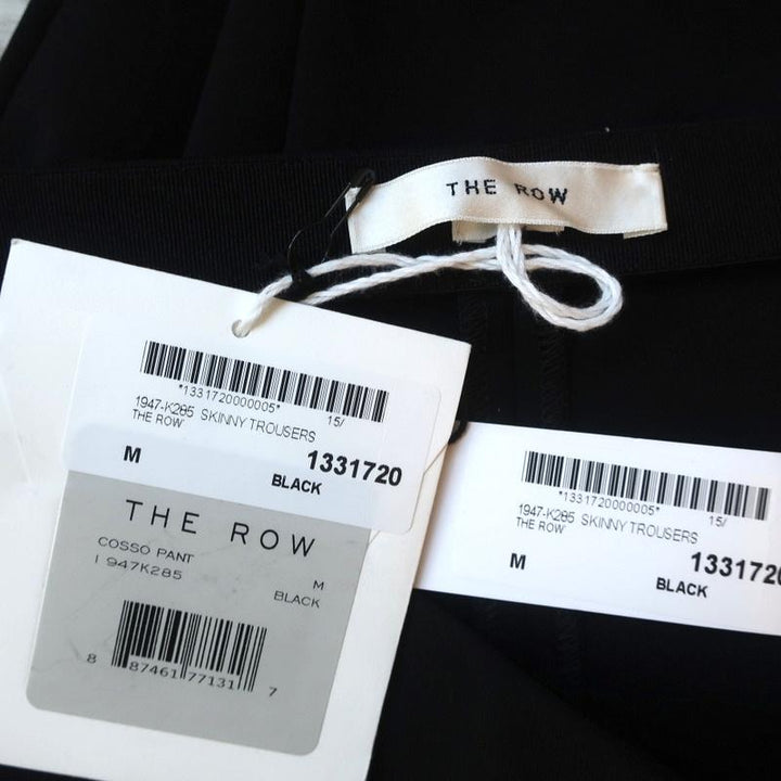 The Row Cosso Cropped Pants Black Stretch Jersey Size Medium NEW available at CelebrityOwned.com img_8