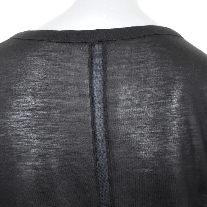 The Row Tee Black Sheer Jersey Size Medium Short Sleeve Scoop Neck Top available at CelebrityOwned.com img_6