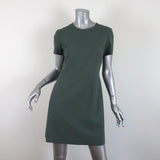Theory Dress Jatinn Pale Green Stretch Wool Size 4 Short Sleeve Shift NEW available at CelebrityOwned.com img_1