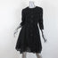 Theory Dress Kalsingas Black Eyelet-Embroidered Cotton Size 0 NEW