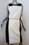 Theory Dress Nyasha Black/White Colorblock Wool-Blend Size 12 Sleeveless Sheath