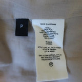 Theory Luxe Faux Rabbit Fur Jacket Sand Beige Size Petite available at CelebrityOwned.com img_8