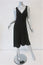Theory Midi Dress Tadayon B Elevate Black Crepe Size 6 Sleeveless V-Neck