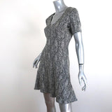 Theory Mini Dress Nikay Parcel Black/White Herringbone Tweed Size 4 Short Sleeve available at CelebrityOwned.com img_2