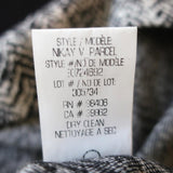 Theory Mini Dress Nikay Parcel Black/White Herringbone Tweed Size 4 Short Sleeve available at CelebrityOwned.com img_8