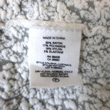 Theory Peplum Top Colisha Lustrate Cream/Gray Size Large Sleeveless Tank available at CelebrityOwned.com img_7