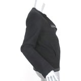 Theory Shearling Jacket Gabrelle Black Suede Size Small available at CelebrityOwned.com img_6