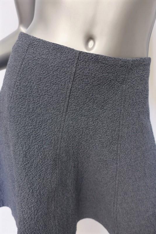 Theory Skirt Lyerly Specified Blue Stretch Cotton Size 2 Flared Mini available at CelebrityOwned.com img_3