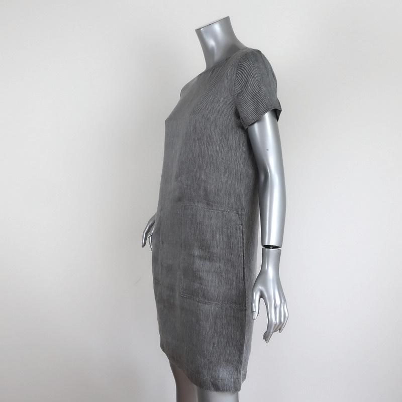 theory linen shift dress Theory Luxe Linen Blend Column Shift Mini Dress  evaChic