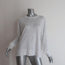 Theory Sweater Karenia Sag Harbor White Linen Blend Size Medium Pullover Top