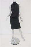 Theory Turtleneck Dress Jira Fair Black Wool Size Small Sleeveless Blouson NEW available at CelebrityOwned.com img_1