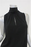 Theory Turtleneck Dress Jira Fair Black Wool Size Small Sleeveless Blouson NEW available at CelebrityOwned.com img_3