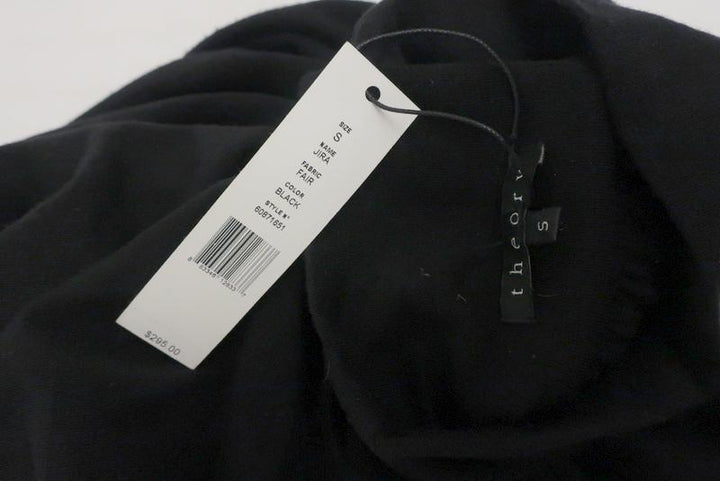 Theory Turtleneck Dress Jira Fair Black Wool Size Small Sleeveless Blouson NEW available at CelebrityOwned.com img_6