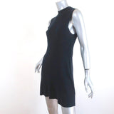 Theyskens' Theory Mini Dress Kidina Navy Ribbed Knit Size Small Sleeveless available at CelebrityOwned.com img_2