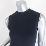 Theyskens' Theory Mini Dress Kidina Navy Ribbed Knit Size Small Sleeveless available at CelebrityOwned.com img_3