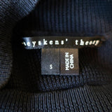 Theyskens' Theory Mini Dress Kidina Navy Ribbed Knit Size Small Sleeveless available at CelebrityOwned.com img_7